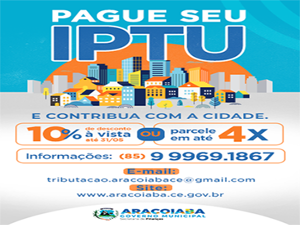 Informações sobre o seu IPTU